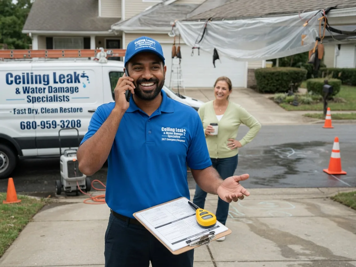 Ceiling Leak Cleanup Ogema, MN FAQs